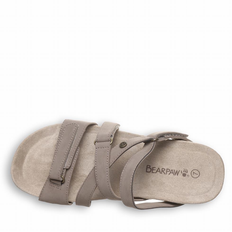 Women Bearpaw Acacia Sandals Beige | PMR140RW