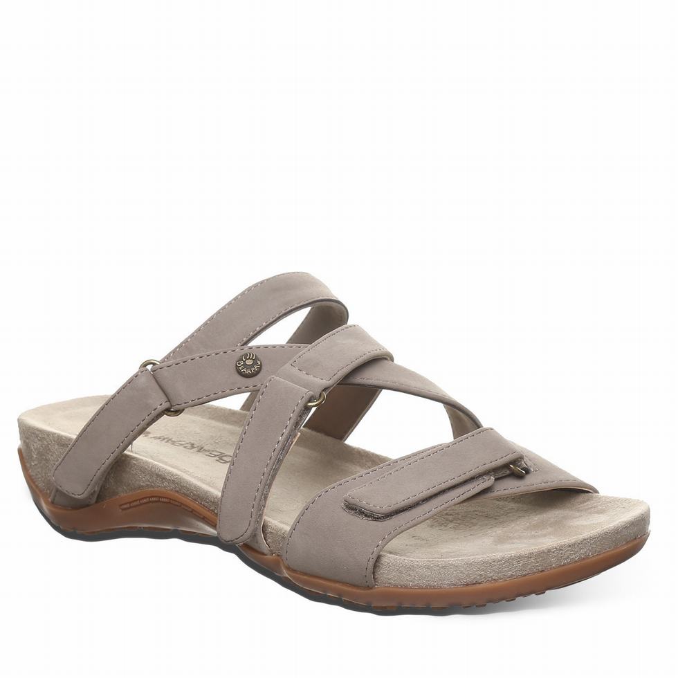 Women Bearpaw Acacia Sandals Beige | PMR140RW