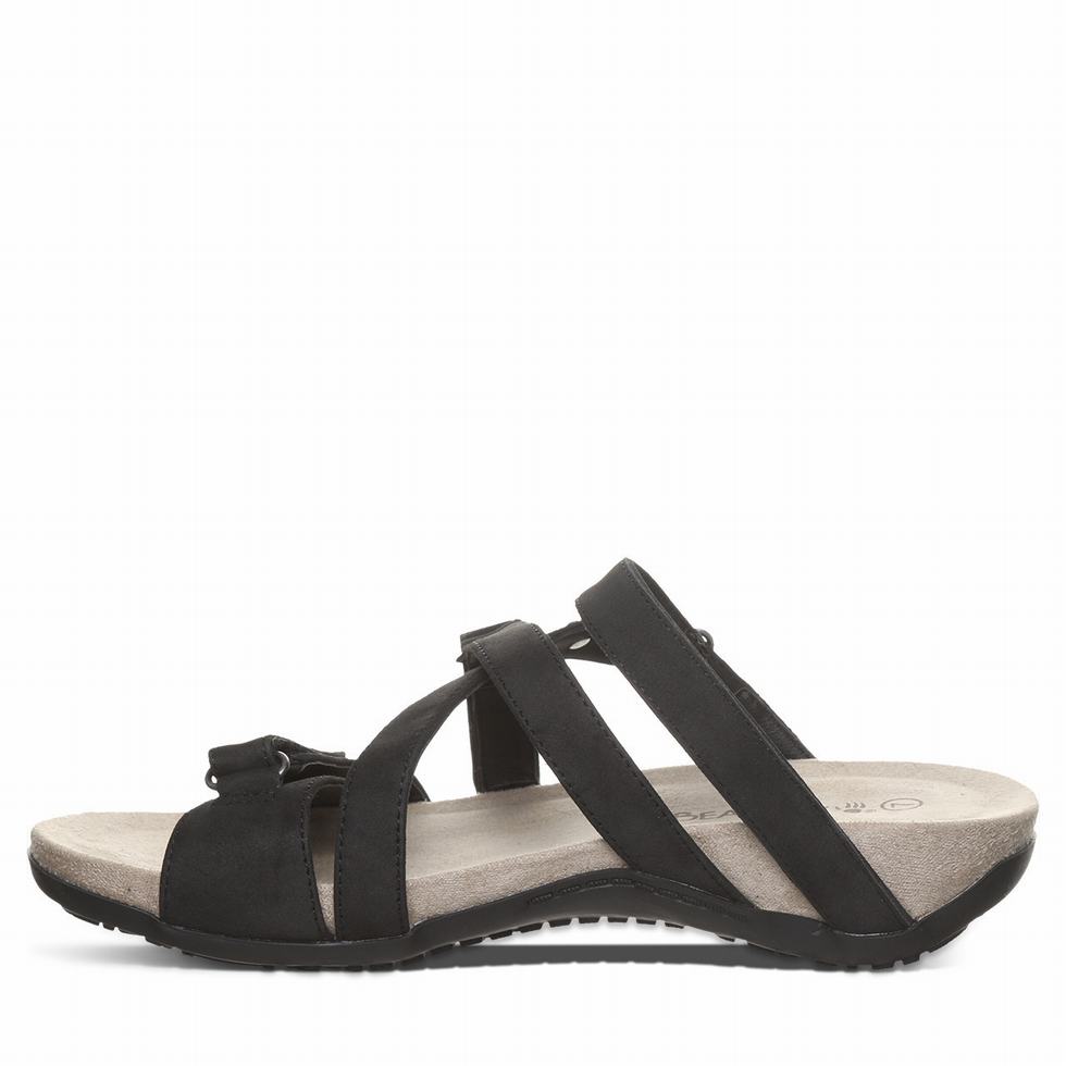 Women Bearpaw Acacia Sandals Black | IEN9854TK