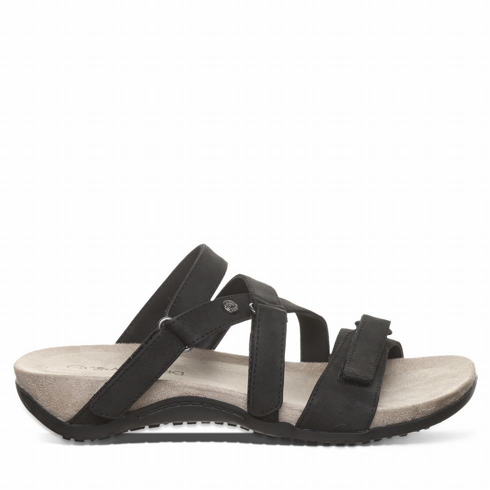 Women Bearpaw Acacia Sandals Black | IEN9854TK