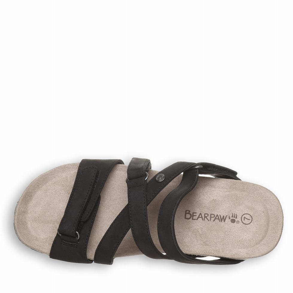 Women Bearpaw Acacia Sandals Black | IEN9854TK