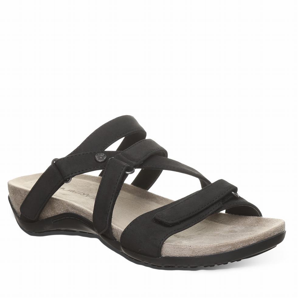 Women Bearpaw Acacia Sandals Black | IEN9854TK