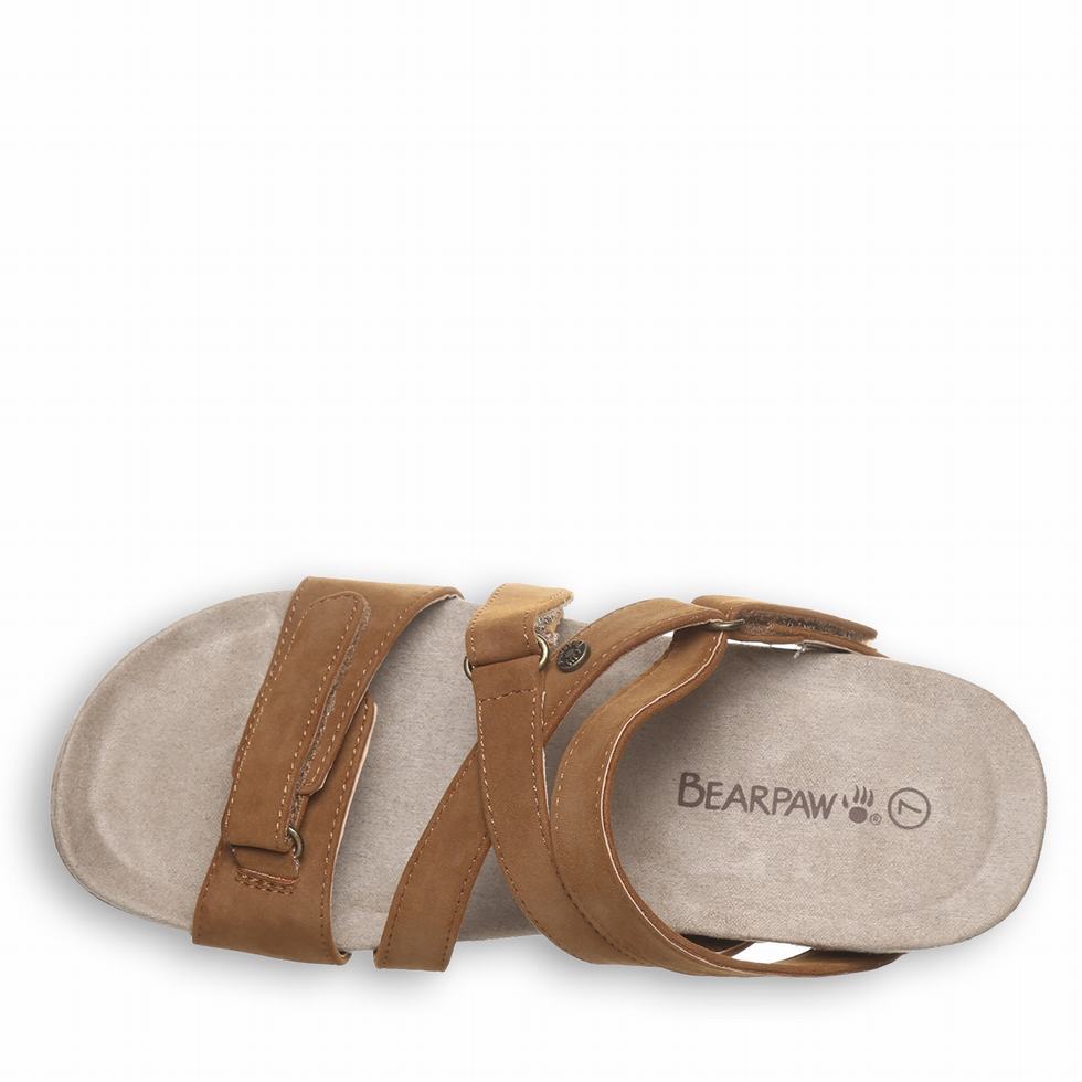 Women Bearpaw Acacia Sandals Brown | GKF7454UG