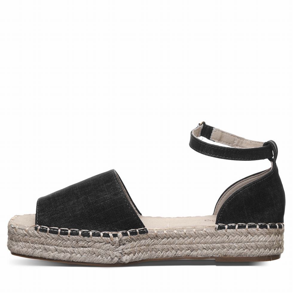 Women Bearpaw Affogato Sandals Black | WLA2042XI