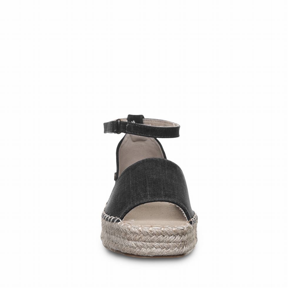 Women Bearpaw Affogato Sandals Black | WLA2042XI