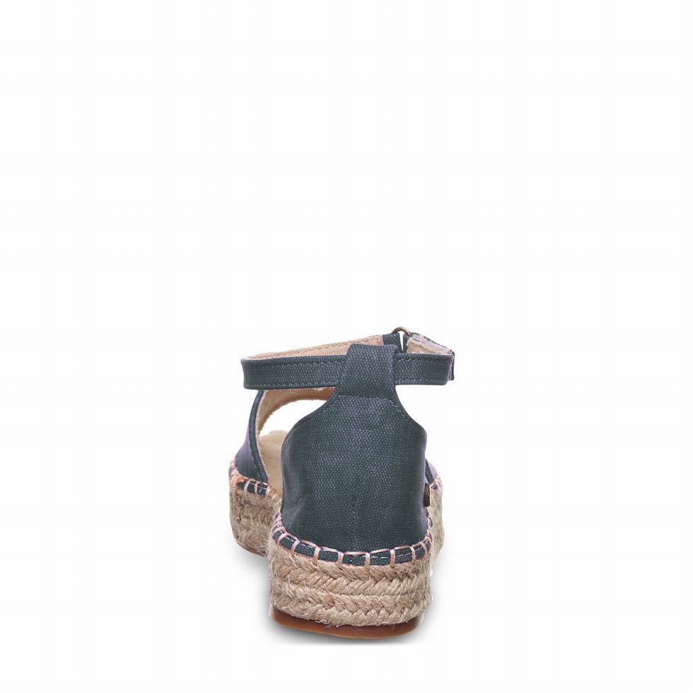 Women Bearpaw Affogato Sandals Blue | AIB7021II