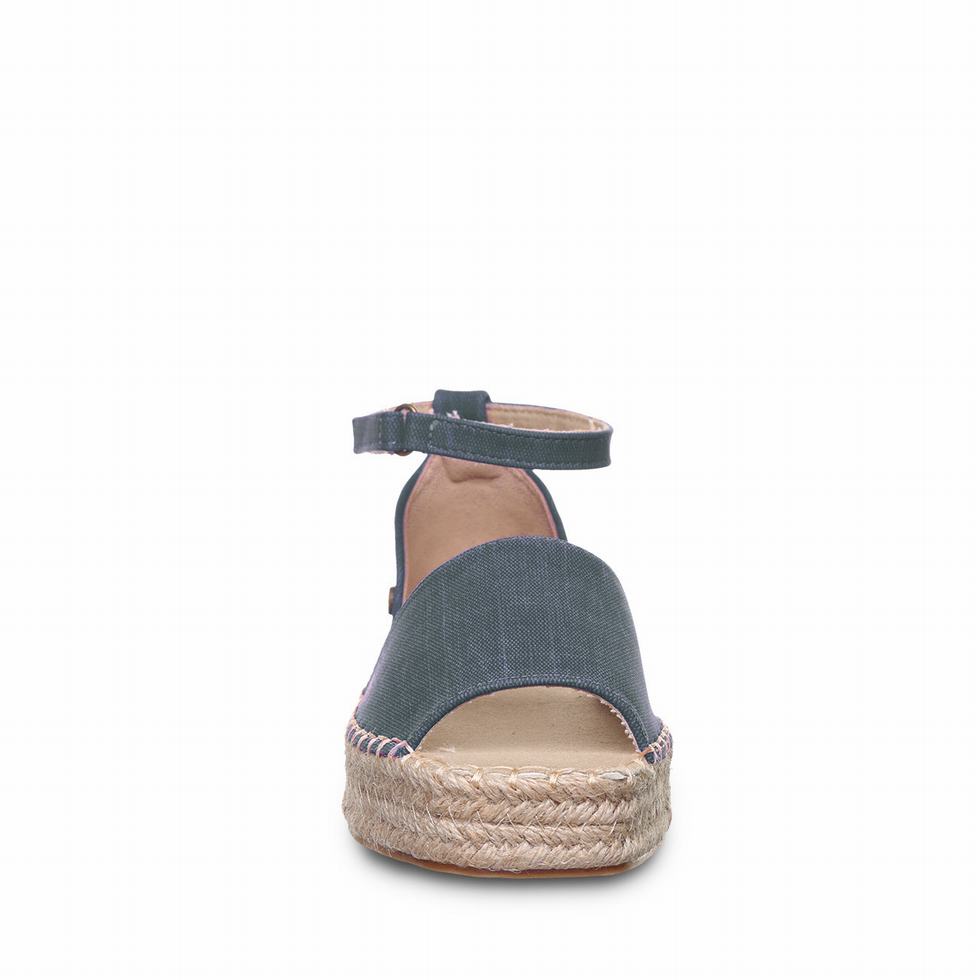 Women Bearpaw Affogato Sandals Blue | AIB7021II