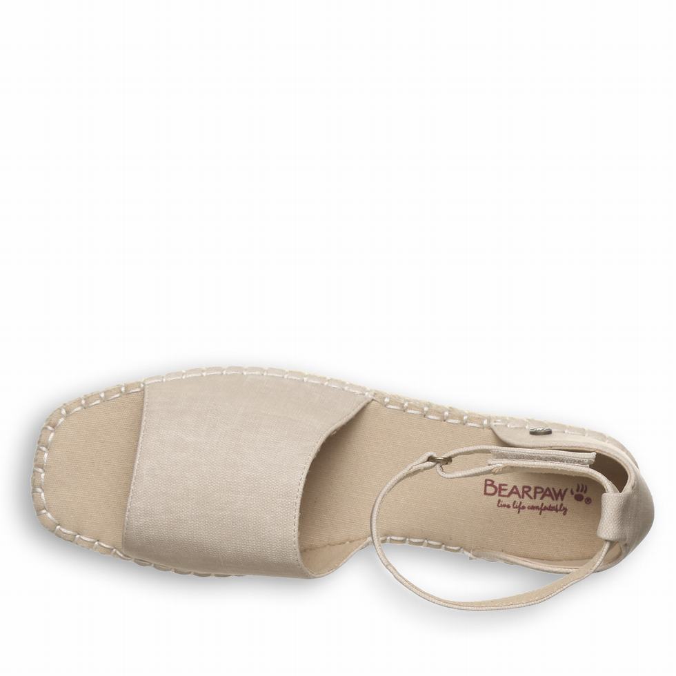 Women Bearpaw Affogato Sandals Brown | WQZ8123TR