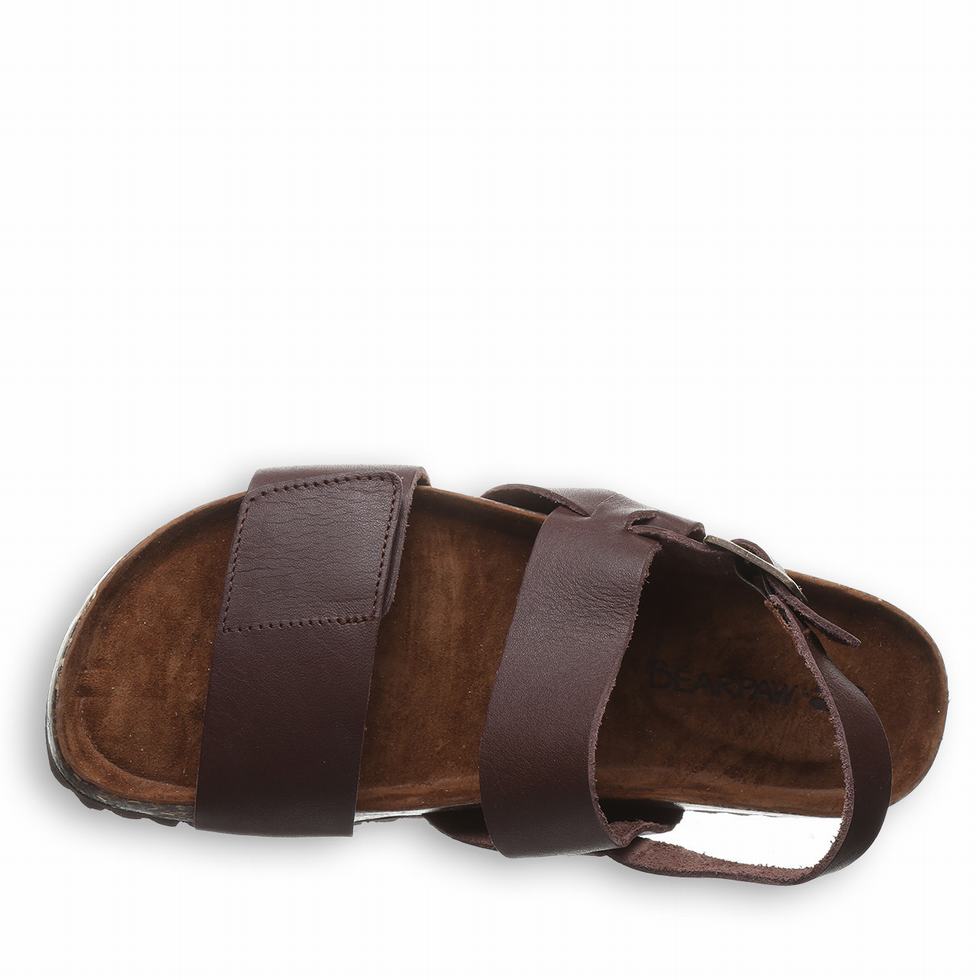 Women Bearpaw Alma II Sandals Brown | BGN6662RA