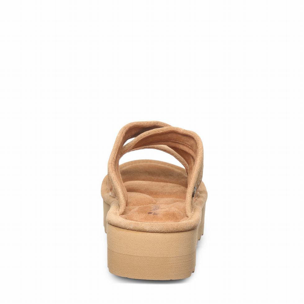 Women Bearpaw Altitude Sandals Brown | SOV10023EE