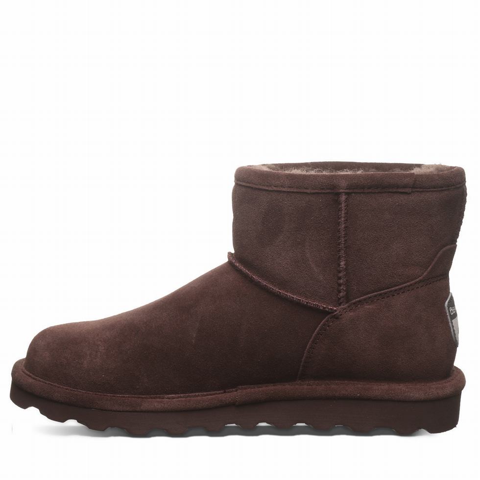 Women Bearpaw Alyssa Booties Brown | BZV5668YL