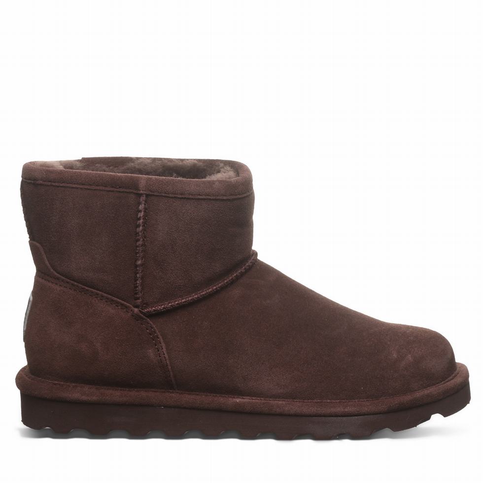 Women Bearpaw Alyssa Booties Brown | BZV5668YL