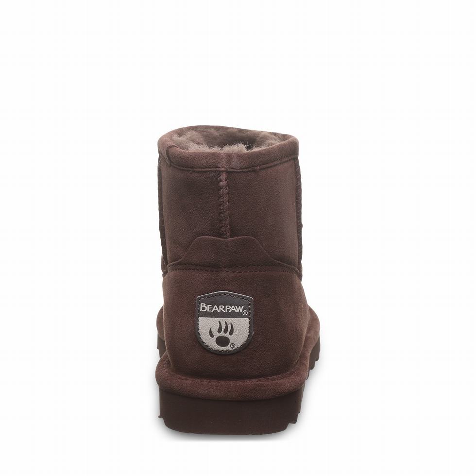 Women Bearpaw Alyssa Booties Brown | BZV5668YL