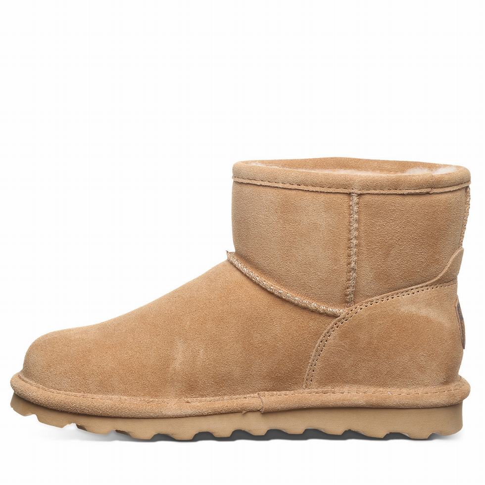 Women Bearpaw Alyssa Booties Brown | CKR1795RP