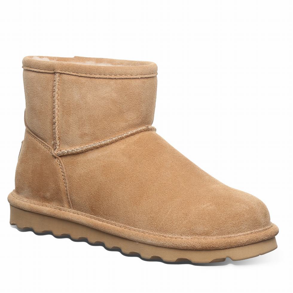 Women Bearpaw Alyssa Booties Brown | CKR1795RP