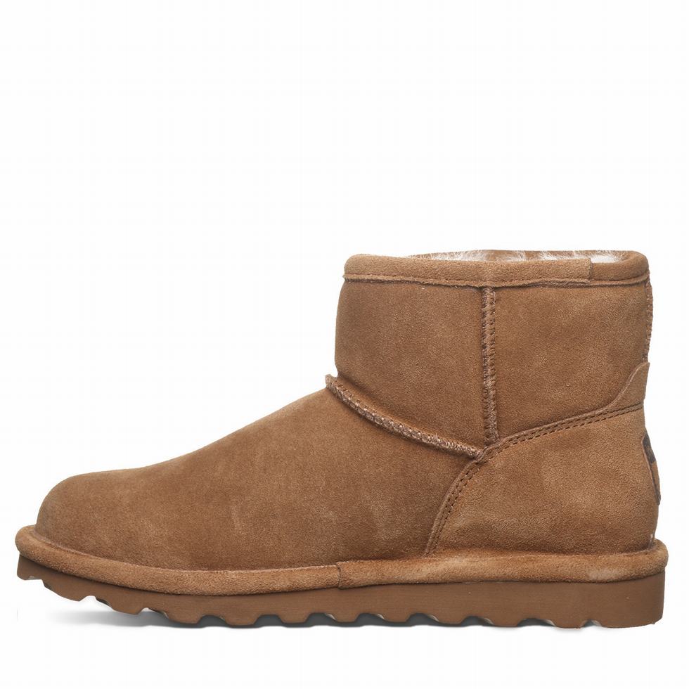 Women Bearpaw Alyssa Booties Brown | TSF3919UI