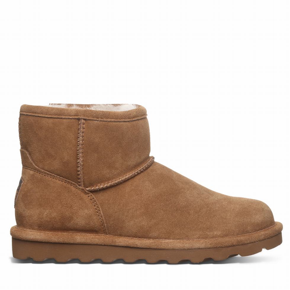 Women Bearpaw Alyssa Booties Brown | TSF3919UI