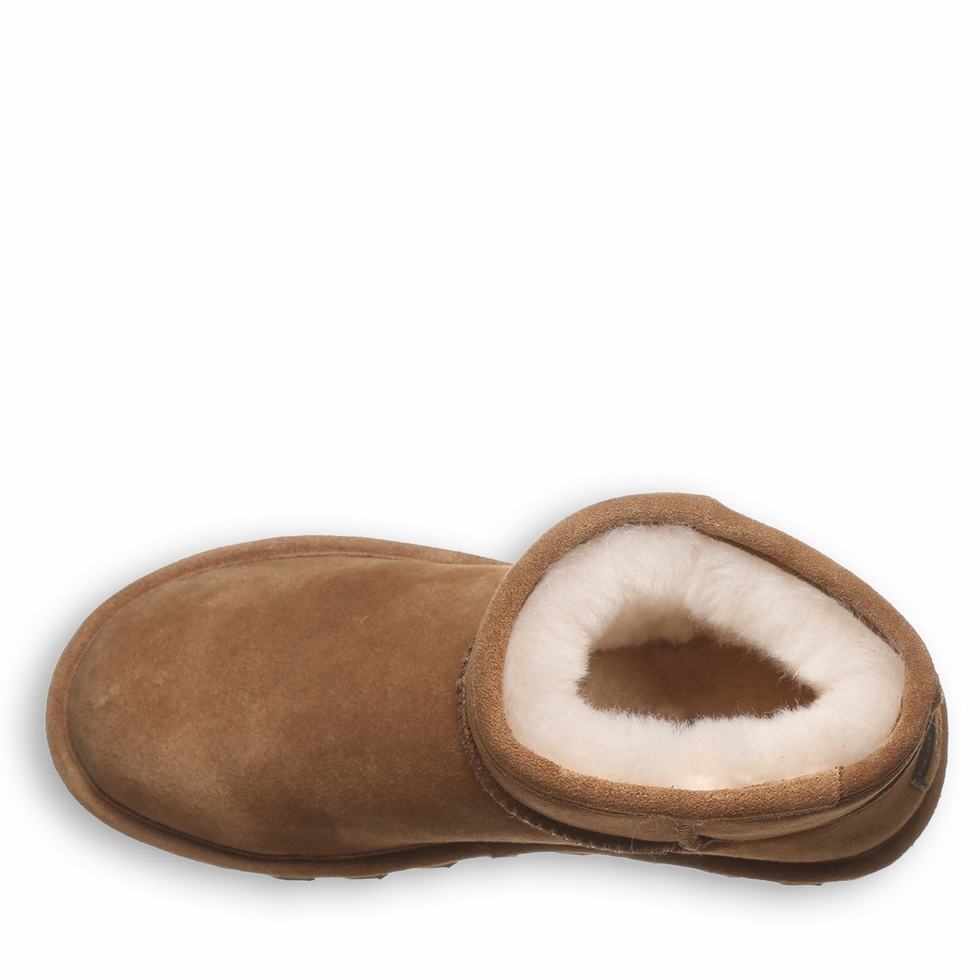 Women Bearpaw Alyssa Booties Brown | TSF3919UI