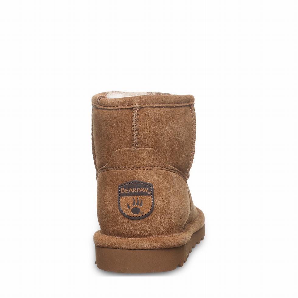 Women Bearpaw Alyssa Booties Brown | TSF3919UI