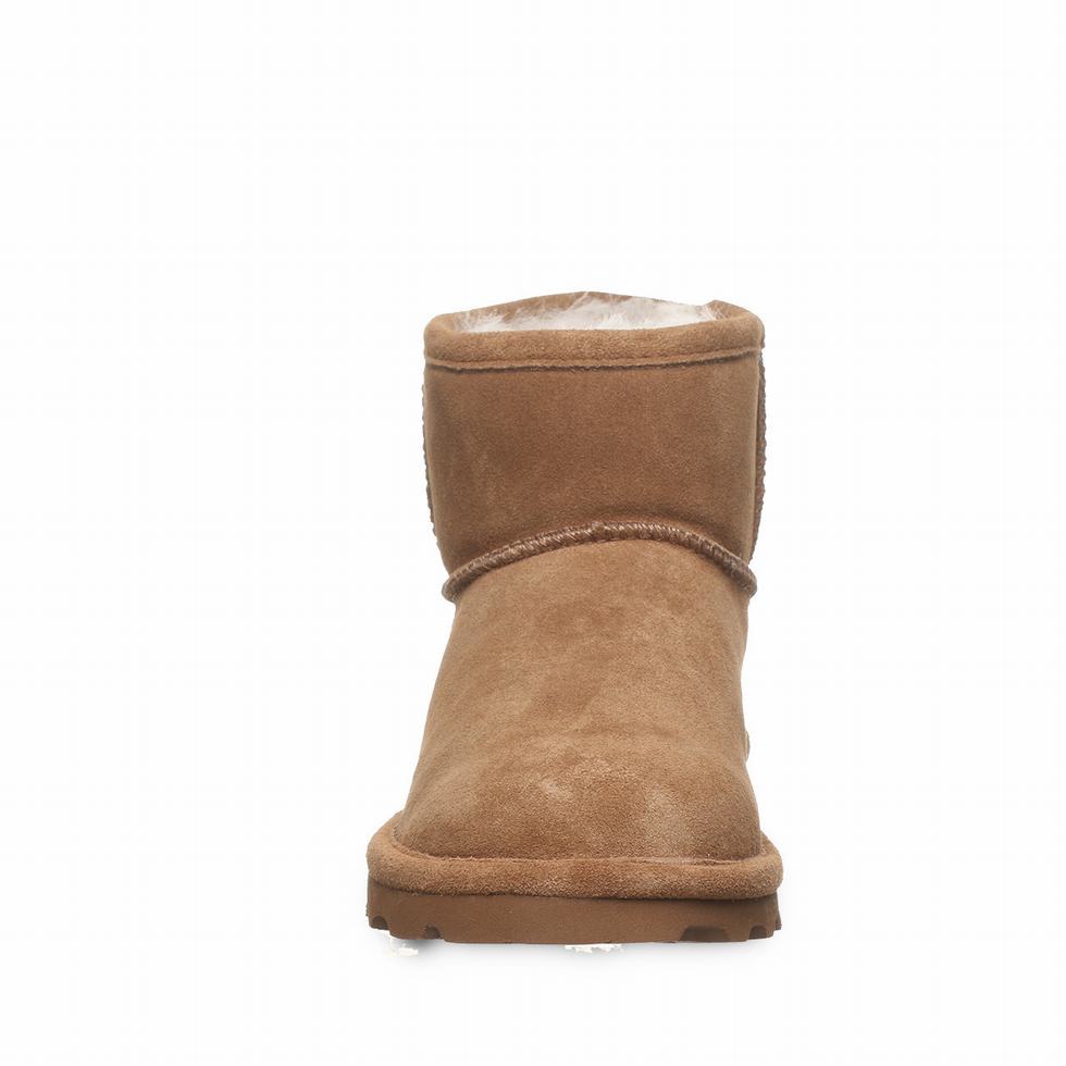 Women Bearpaw Alyssa Booties Brown | TSF3919UI