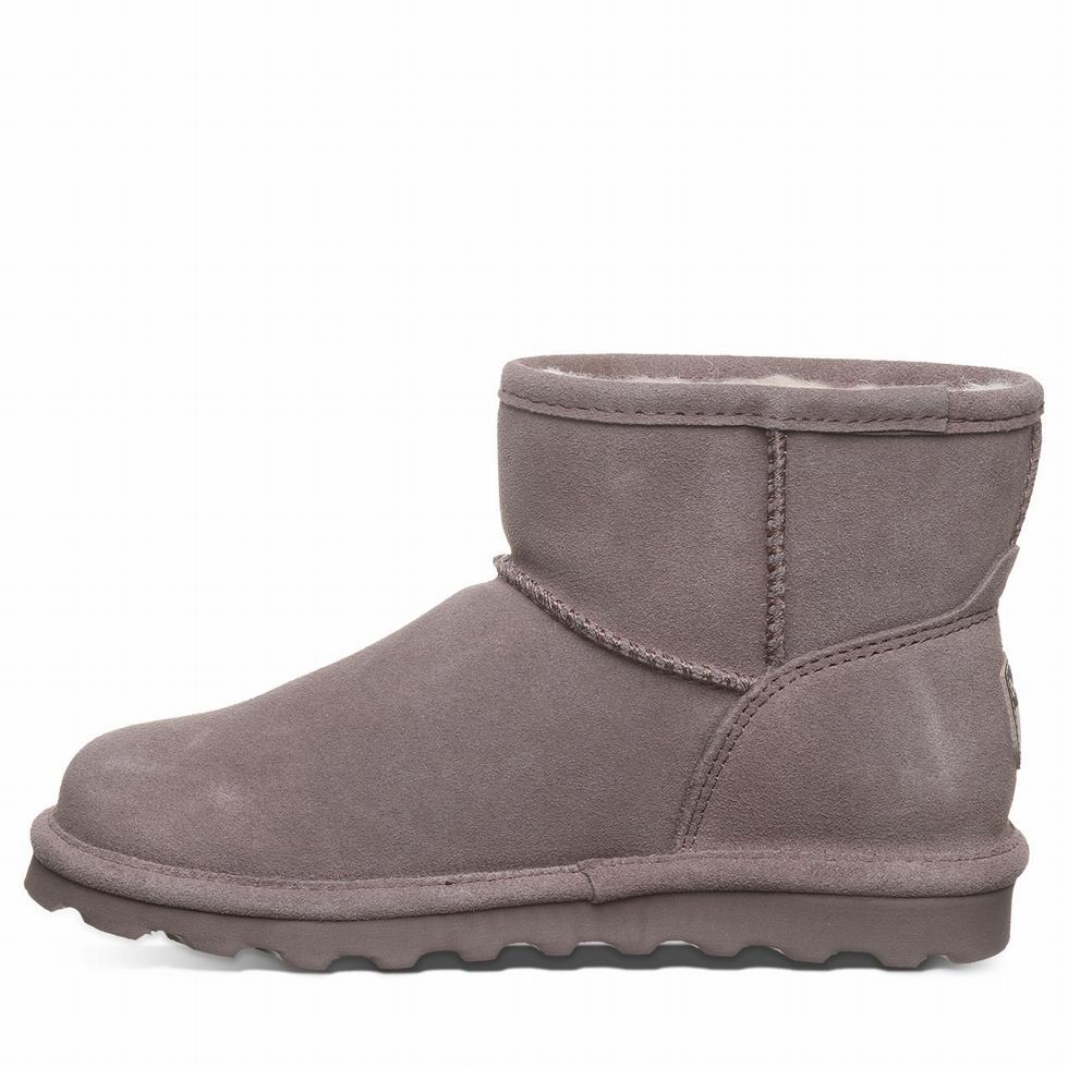 Women Bearpaw Alyssa Booties Grey | KRF868SM