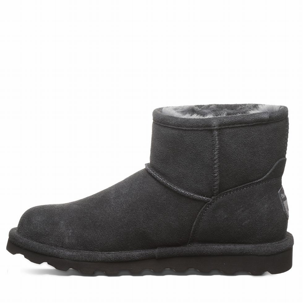 Women Bearpaw Alyssa Booties Grey | THG2633TE