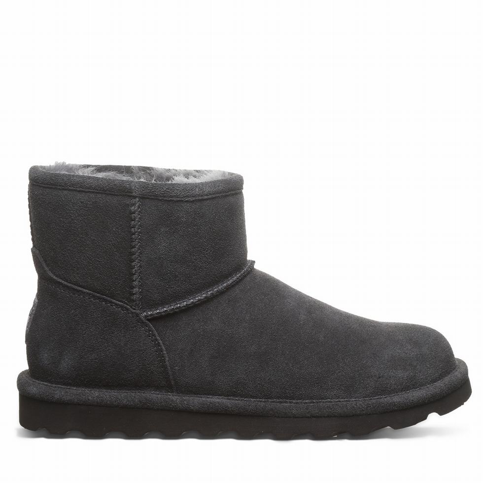 Women Bearpaw Alyssa Booties Grey | THG2633TE