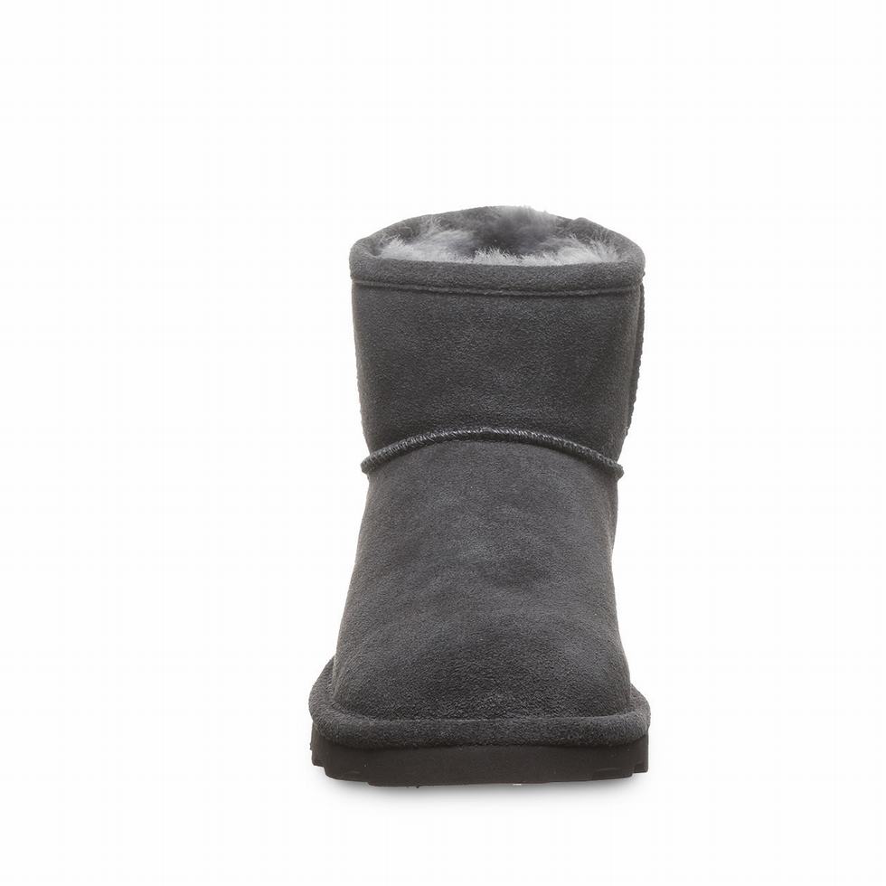 Women Bearpaw Alyssa Booties Grey | THG2633TE