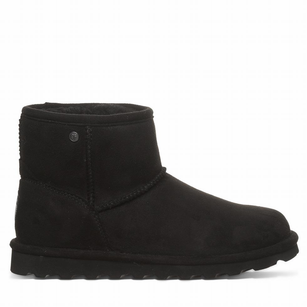 Women Bearpaw Alyssa Vegan Boots Black | NWK2485IY