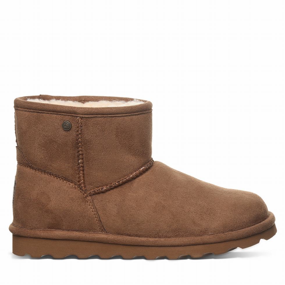 Women Bearpaw Alyssa Vegan Boots Brown | OVI5722TI