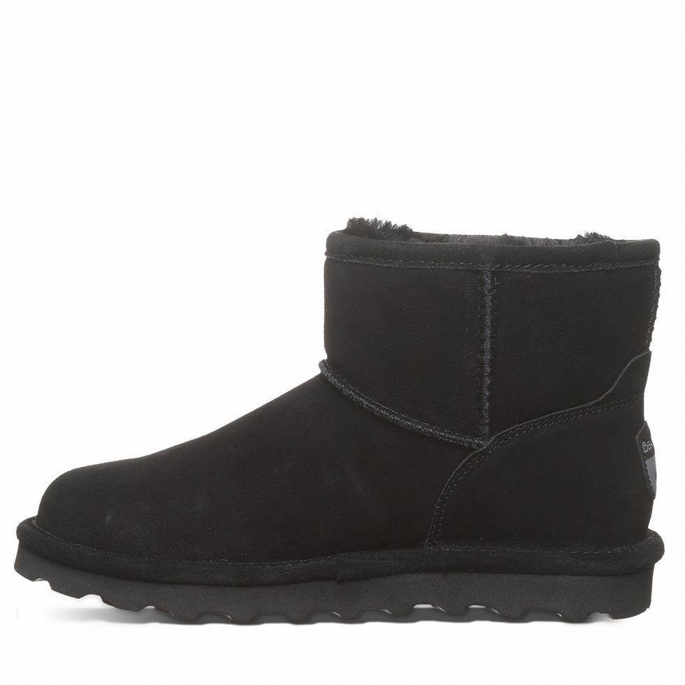 Women Bearpaw Alyssa Wide Boots Black | YYJ7741QB