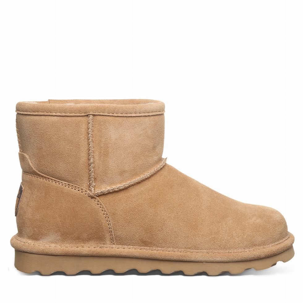 Women Bearpaw Alyssa Wide Boots Brown | ZBK395EN