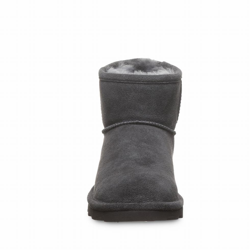 Women Bearpaw Alyssa Wide Boots Gray | MVG3659OY