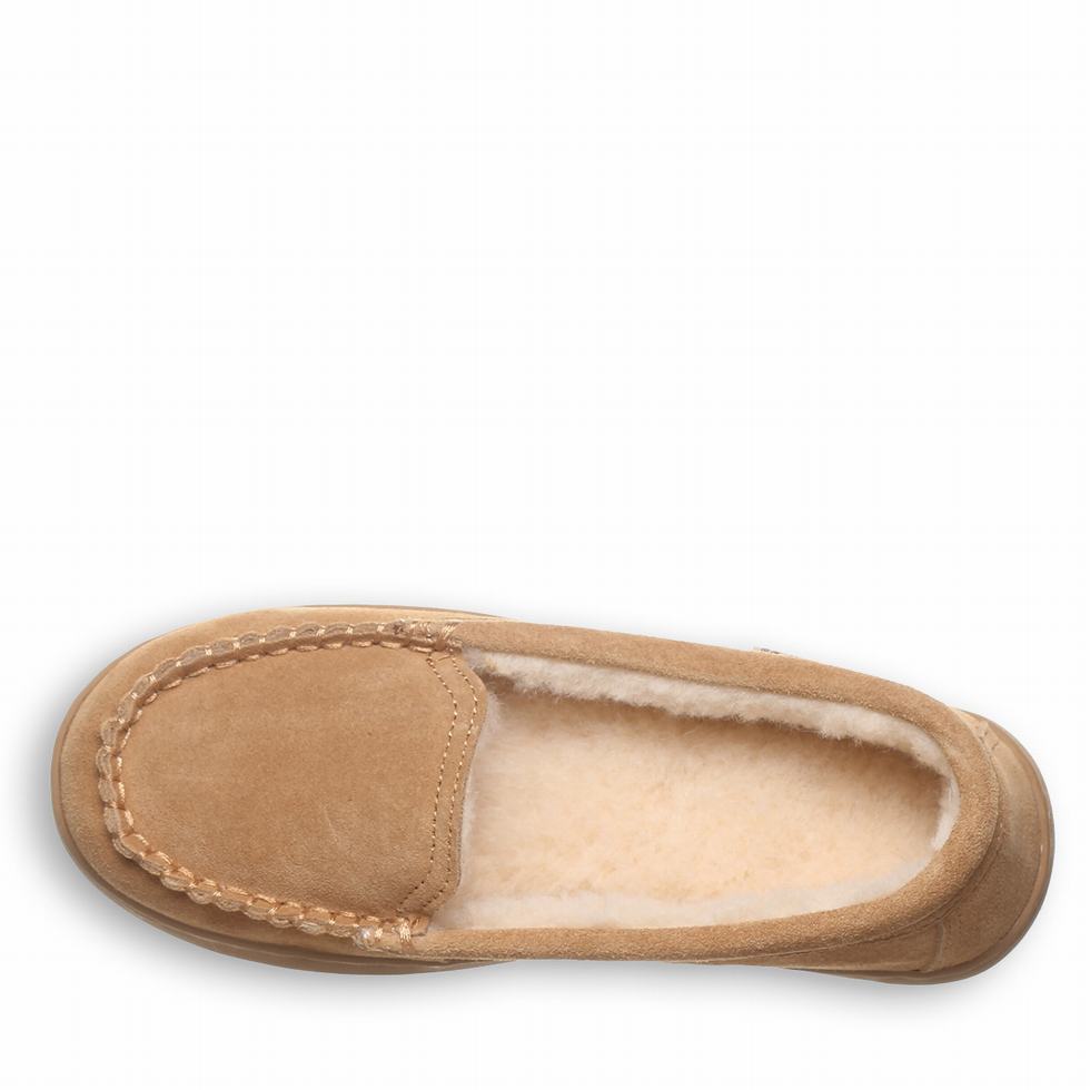 Women Bearpaw Angel Slippers Brown | GTS9347VW