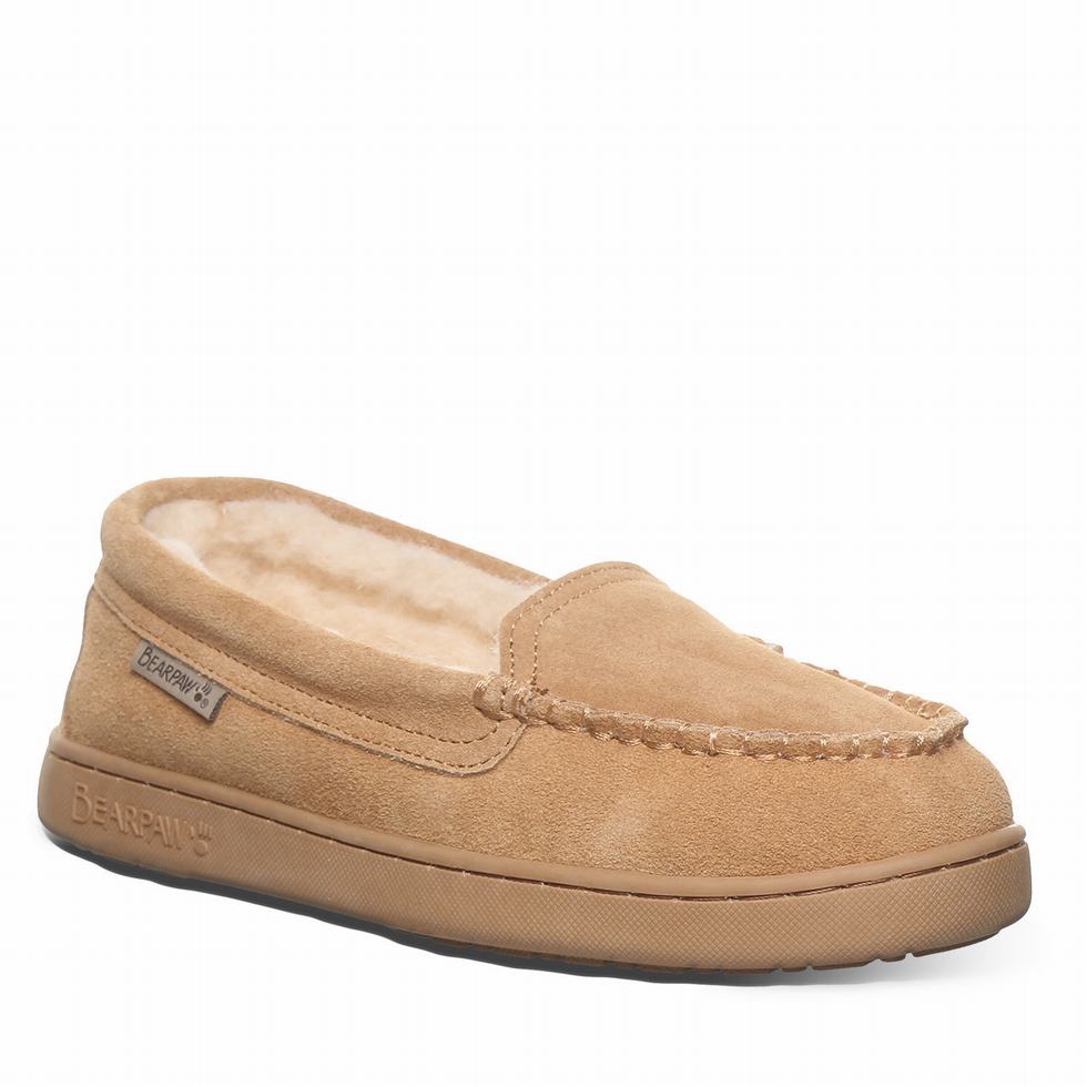 Women Bearpaw Angel Slippers Brown | GTS9347VW