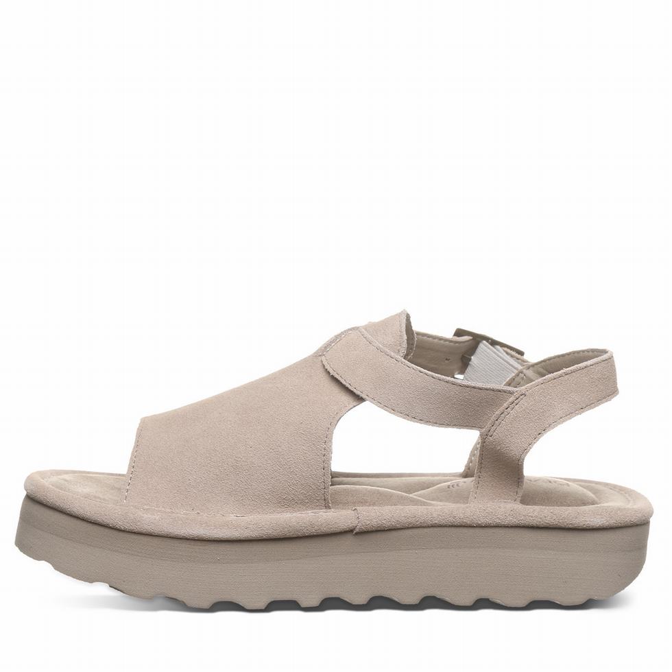 Women Bearpaw Ascend Sandals Grey | OTO8045YC