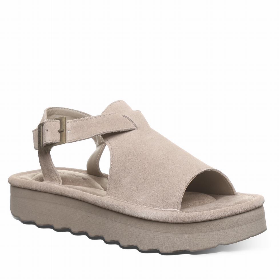 Women Bearpaw Ascend Sandals Grey | OTO8045YC