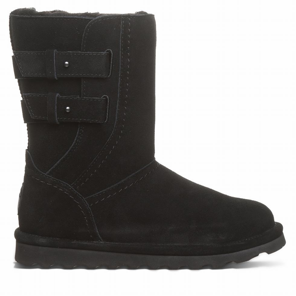 Women Bearpaw Aurelia Boots Black | ZNI8992RG