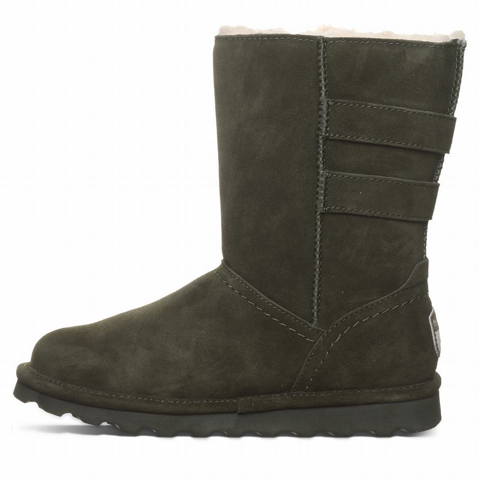 Women Bearpaw Aurelia Boots Green | YRG1085EB