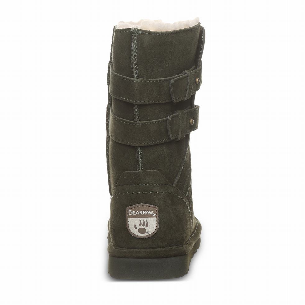 Women Bearpaw Aurelia Boots Green | YRG1085EB