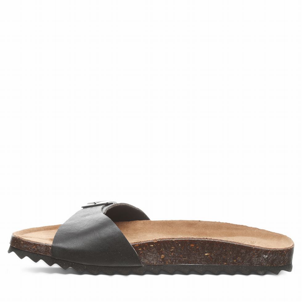 Women Bearpaw Ava Sandals Black | BSE9517GH