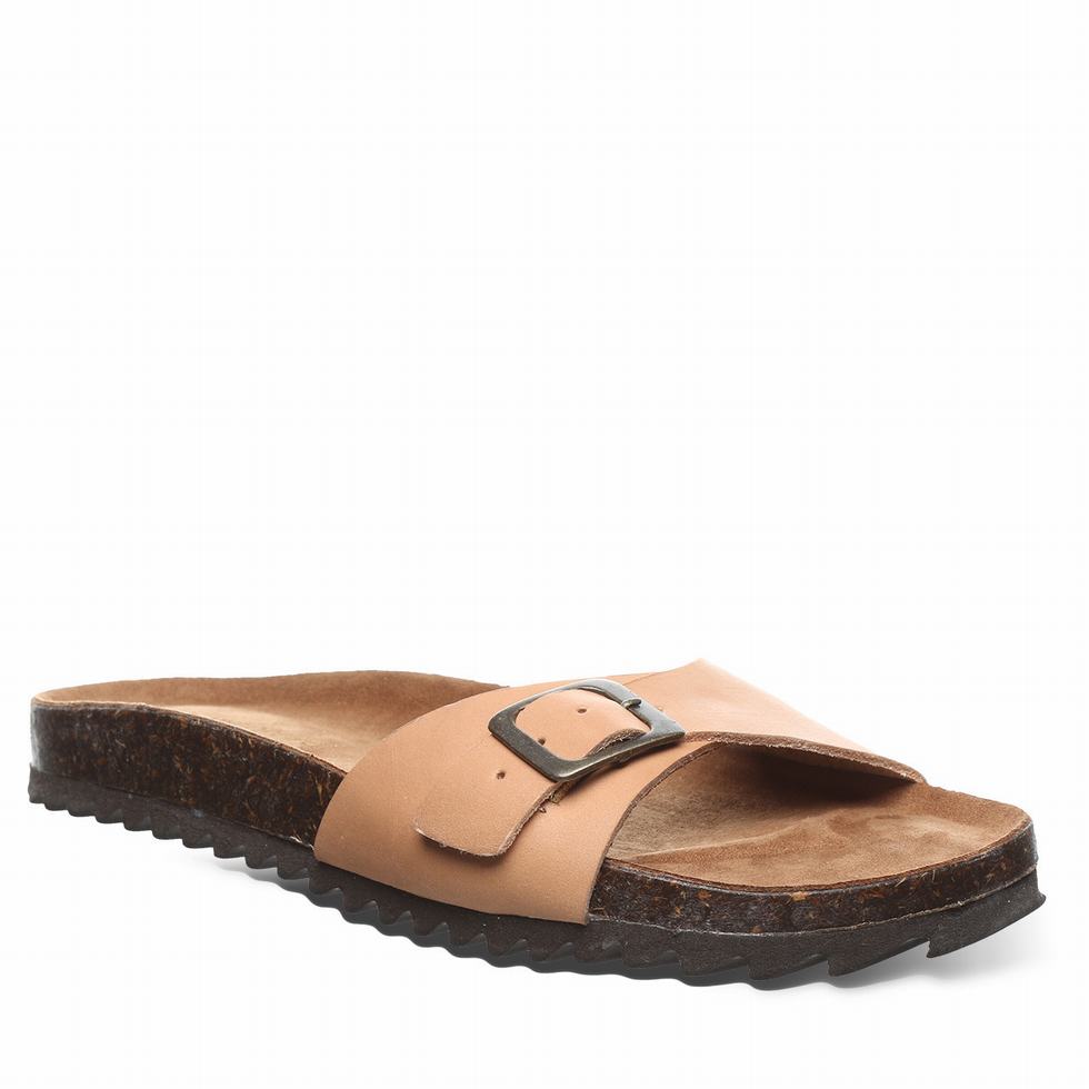 Women Bearpaw Ava Sandals Brown | LMF4210JW