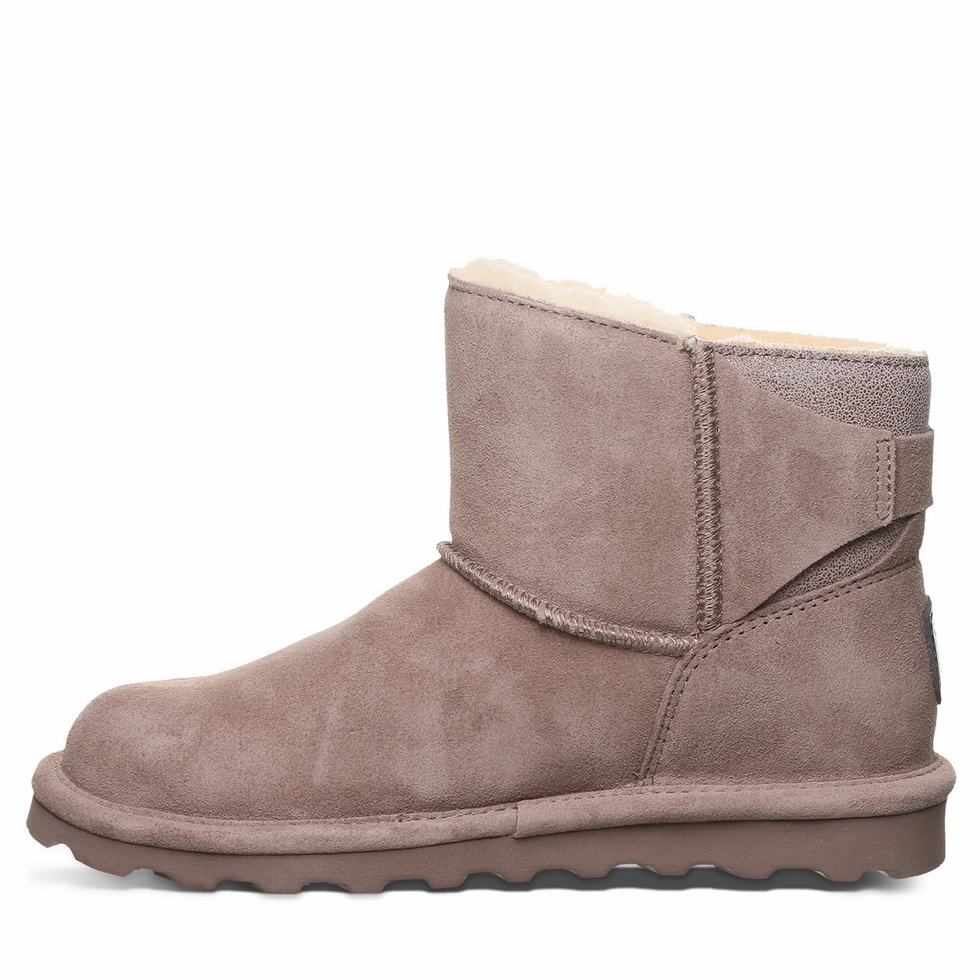 Women Bearpaw Betty Booties Beige | IRY6541CI