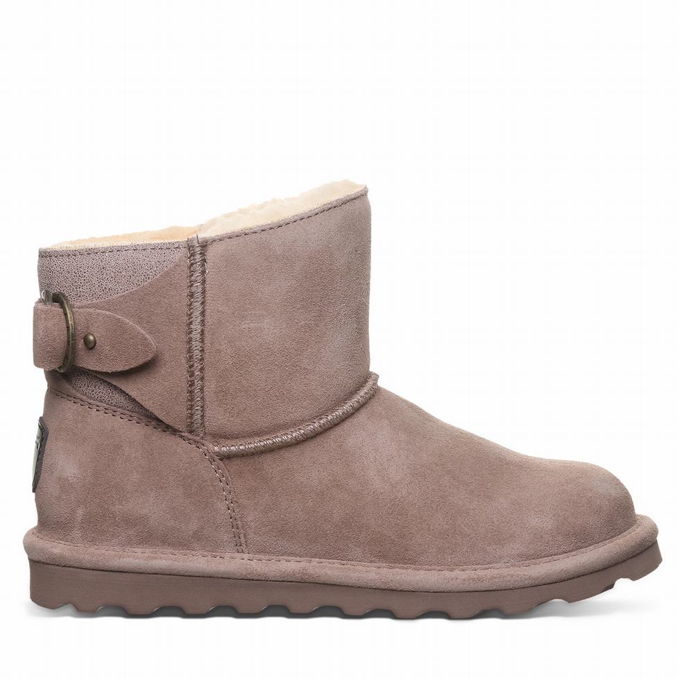 Women Bearpaw Betty Booties Beige | IRY6541CI