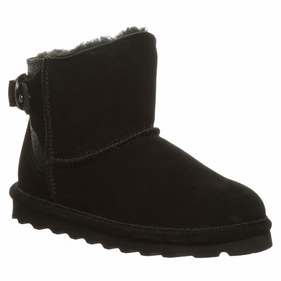 Women Bearpaw Betty Booties Black | PHD1127QV