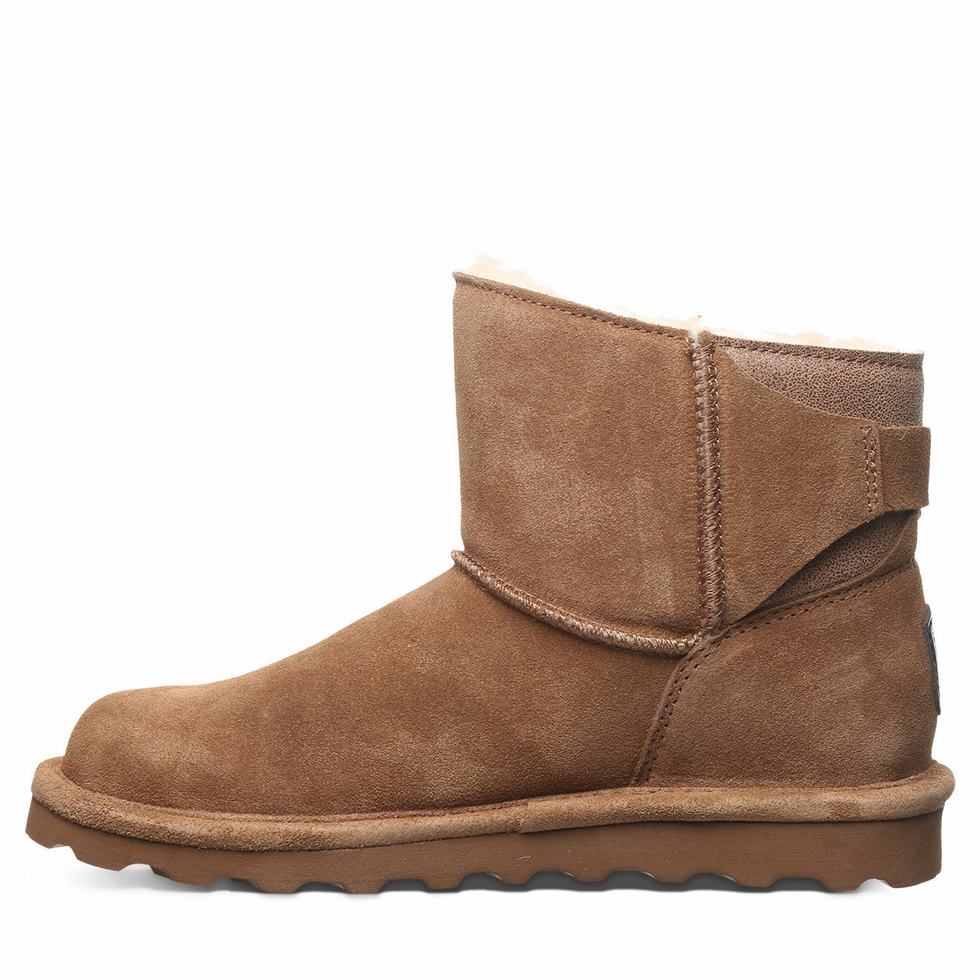 Women Bearpaw Betty Booties Brown | LIN9466RX