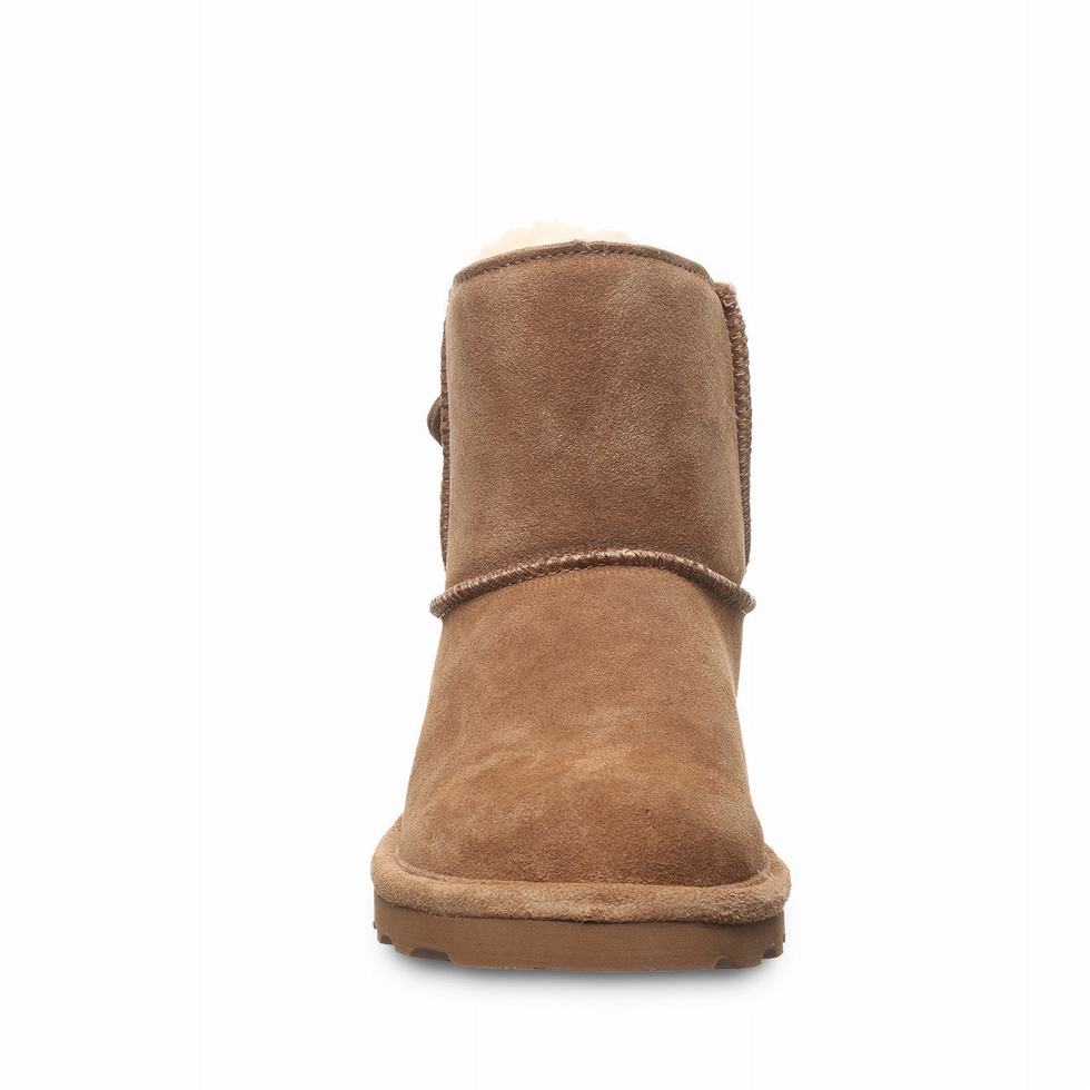 Women Bearpaw Betty Booties Brown | LIN9466RX