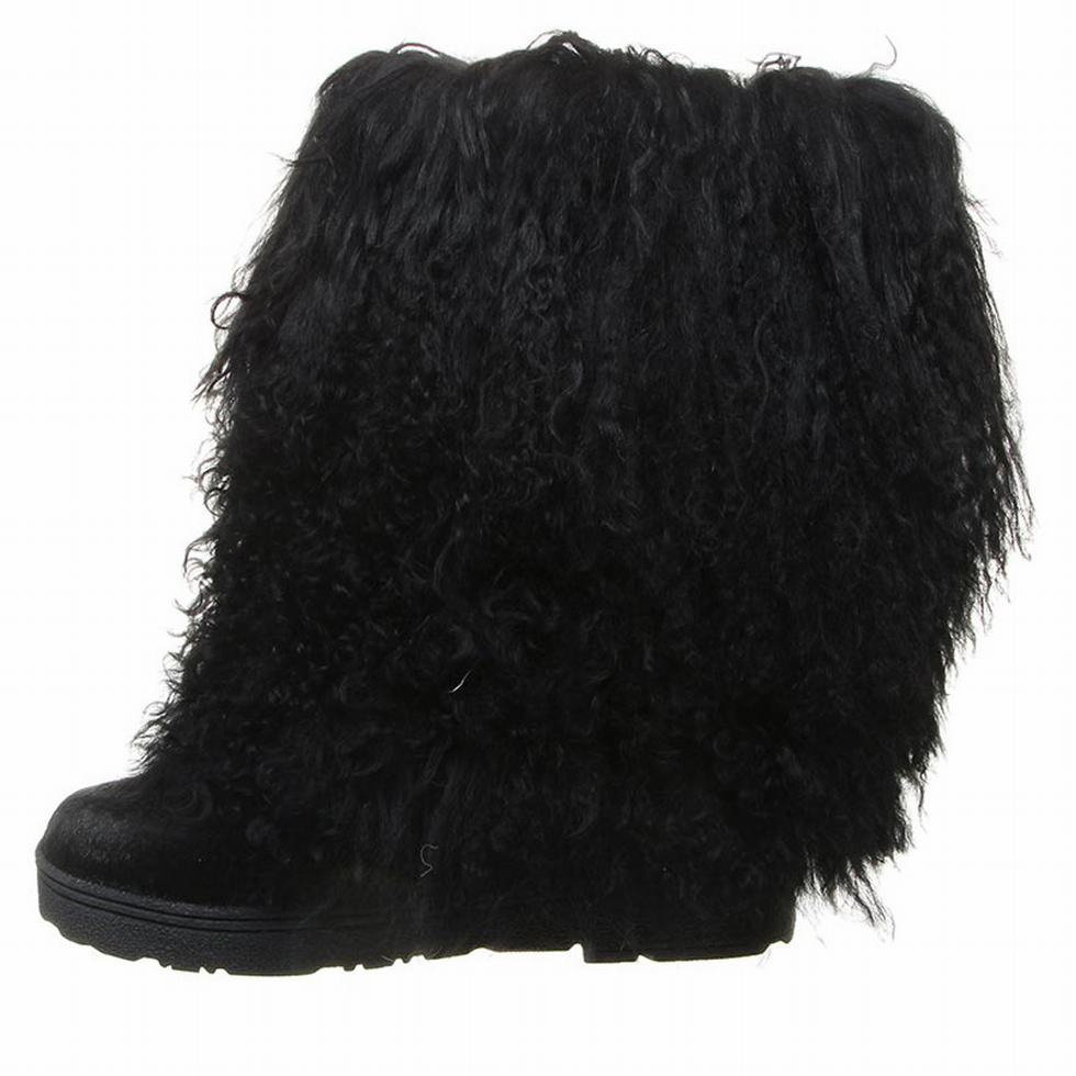 Women Bearpaw Boetis Boots Black | PAW4892TD