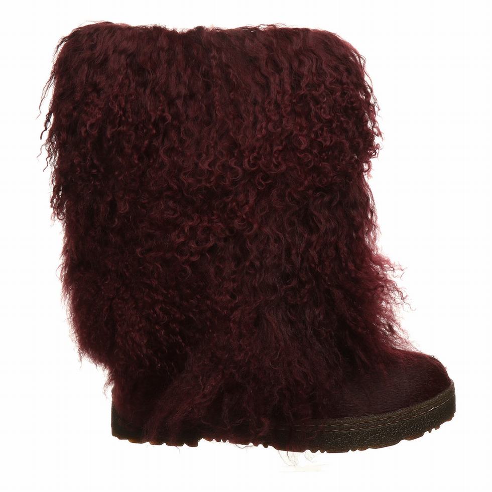 Women Bearpaw Boetis Boots Red | IDP3669MF