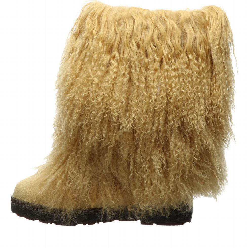 Women Bearpaw Boetis Boots Yellow | YWX8530DP